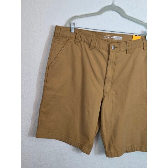 Carhartt Men's Rugged Flex Canvas Utility Work Shorts Gorpcore 44 x 11- NEW - Picture 3 of 9